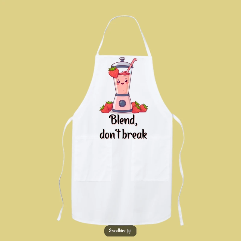 Funny Strawberry Smoothie Chef Apron: Hilarious Kitchen Fun Gift