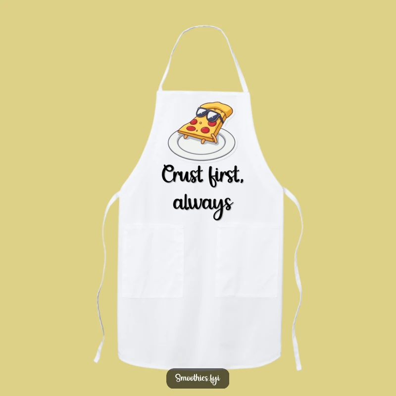 Funny Pizza Slide Apron: Cook Up Some Fun with this Cool Slice!