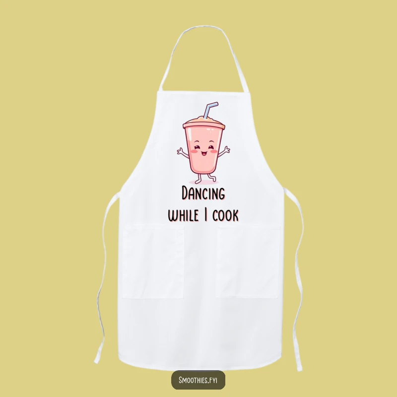 Funny Smoothie Cup Apron: Cook with Rhythm, Kitchen Fun, Great Chef Gift!