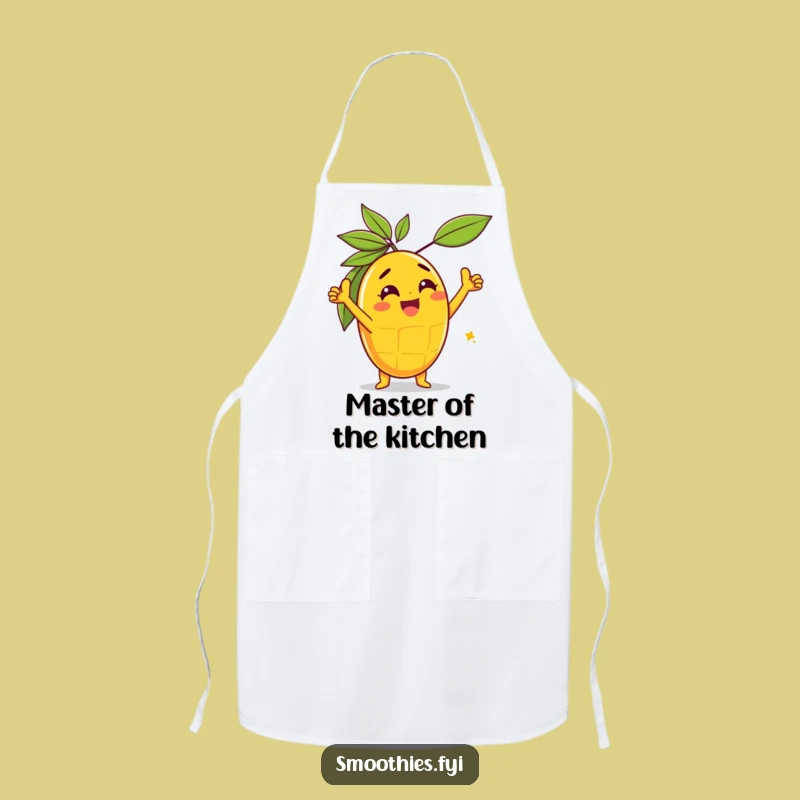 Funny Gleeful Mango Triumph Apron: Cook Up Winning Meals