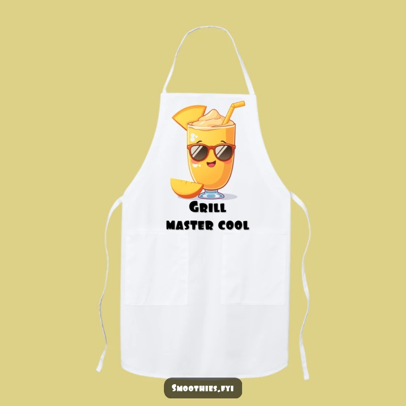 Funny Mango Smoothie Chef Apron: Hilarious Sunny Kitchen Gift