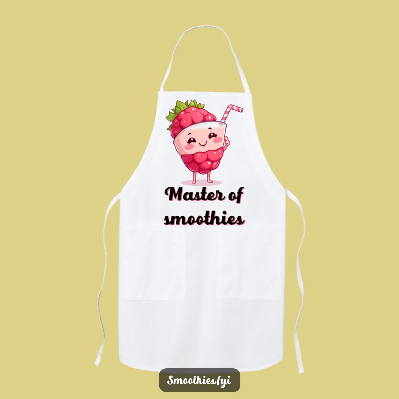 Funny Raspberry Smoothie Apron: Proud Berry Creator Wear for Kitchen Masters
