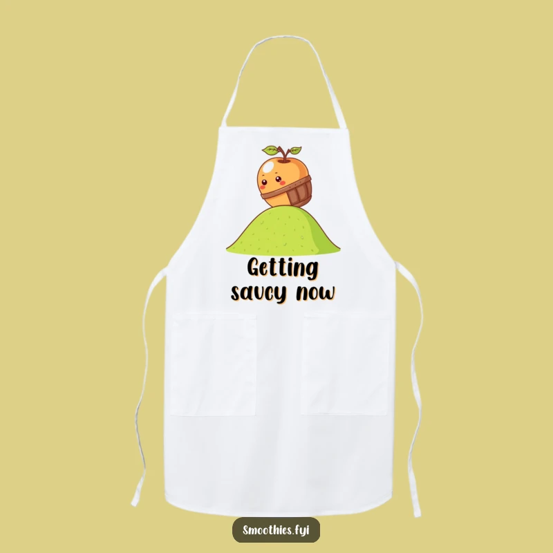 Funny Apple Apron - Kawaii Barrel Roll Chef Gift