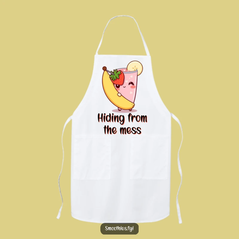 Funny Shy Smoothie Apron: Cook with Sweetness, Kitchen Charm, Great Chef Gift!