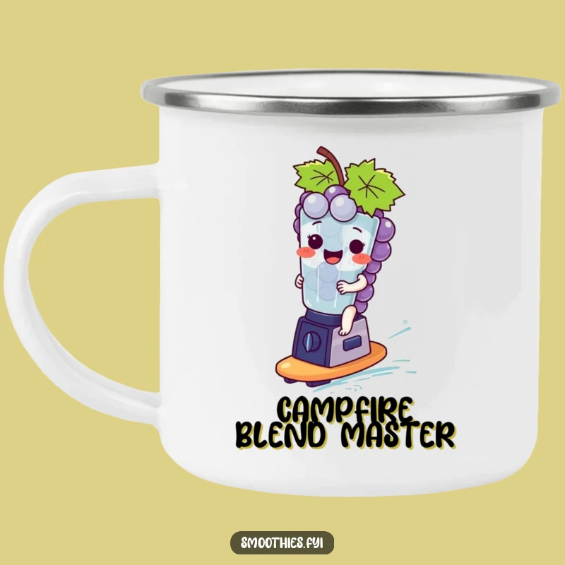 Funny Giggling Grapes Camping Mug - Adventure Fuelled by Fun