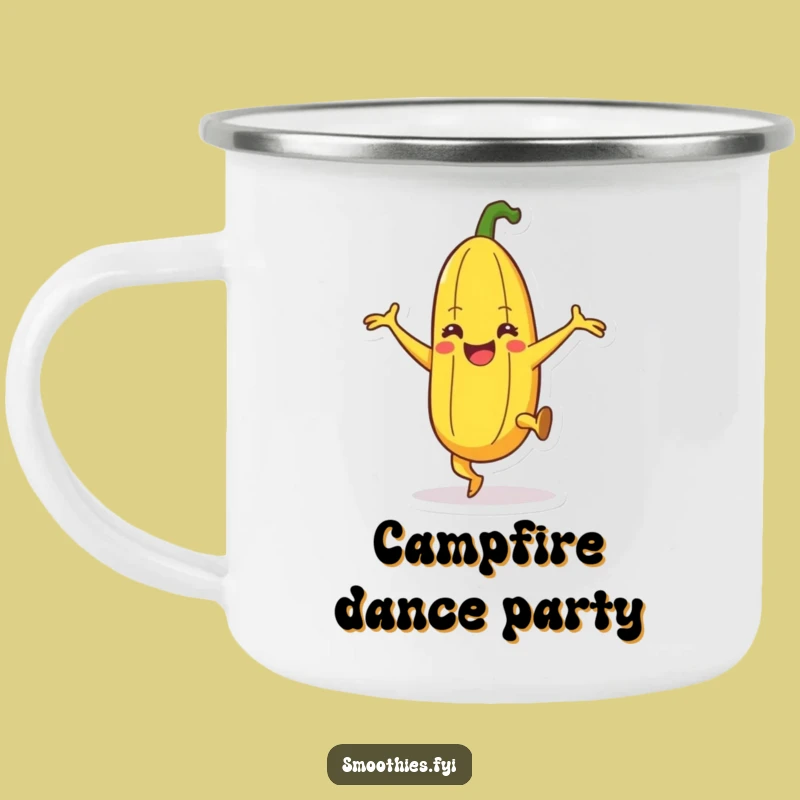 Funny Banana Dance Camping Mug: Adventure Fuelled by a Dancing Fruit