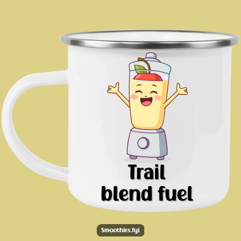 Funny Apple Smoothie Camping Mug: Adventure Awaits with this Hilarious Blend!