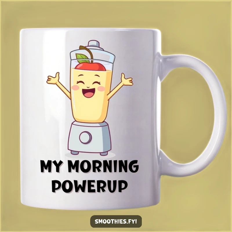Funny Apple Smoothie Blender Mug: A Hilarious Gift for Smoothie Lovers!