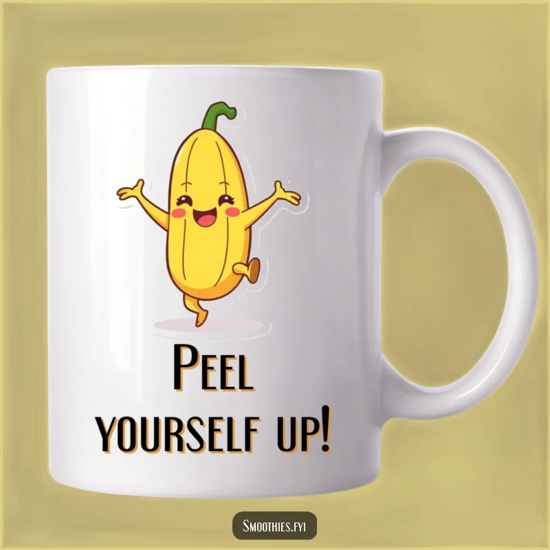 Funny Banana Dance Mug: Kick Off Your Day with Fruity Merriment