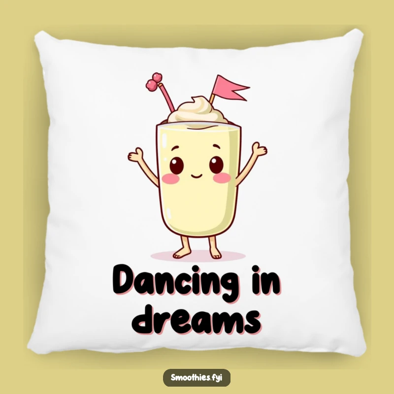Funny Kawaii Smoothie Dancing Pillow - Cozy Comfort for Celebration