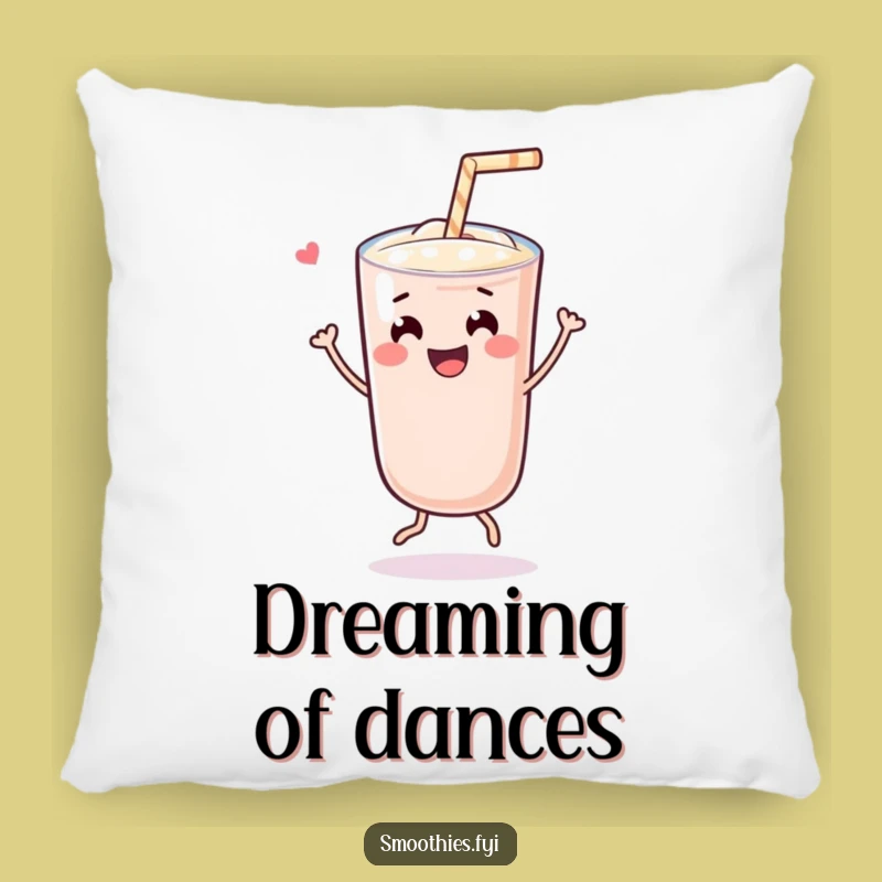 Funny Dancing Kawaii Smoothie Pillow: Cozy Up to Pure Happiness