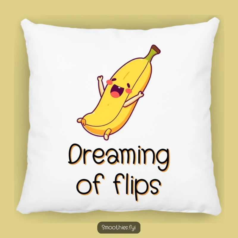 Funny Banana Somersault Pillow: Cozy Comfort with Fruit Fun
