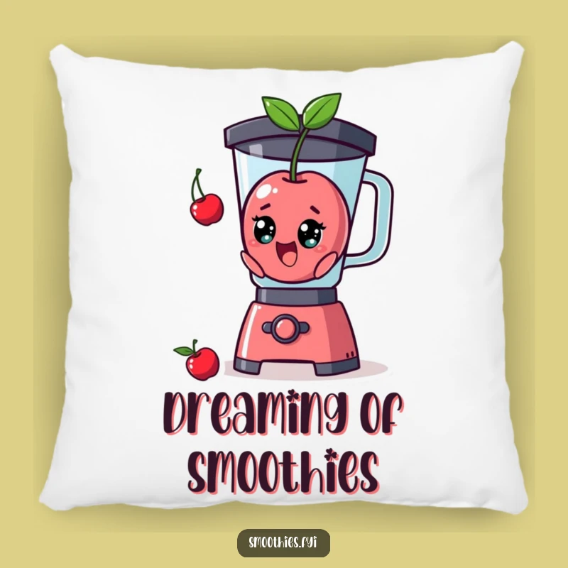 Funny Surprised Cherry Blender Pillow: Snuggle Up with This Hilarious Gag Gift