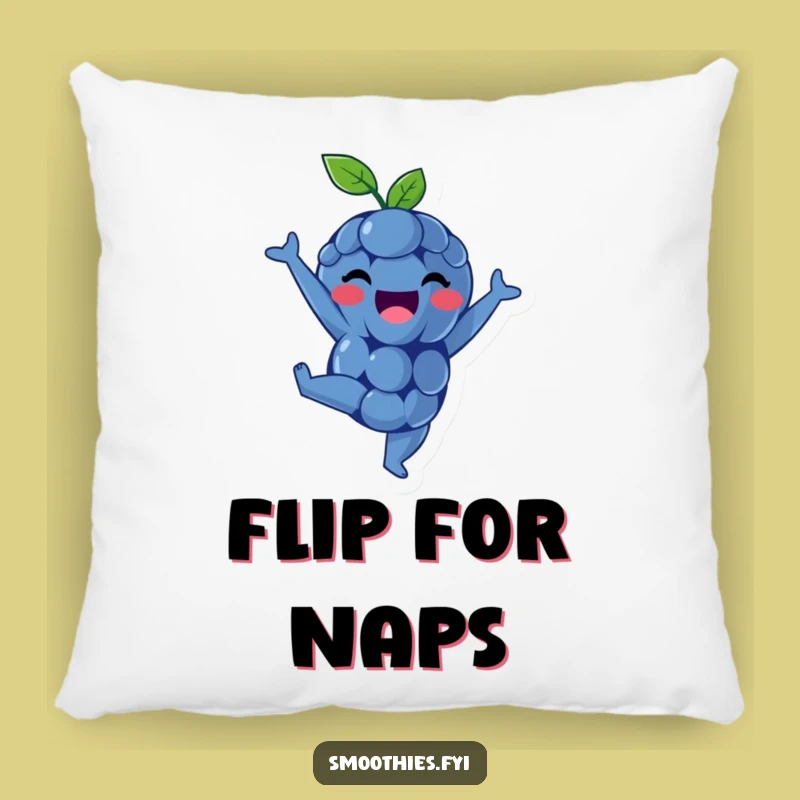 Funny Blueberry Pillow: Cozy Handstand Comfort, A Soft Funny Pillow for Playful Relaxation
