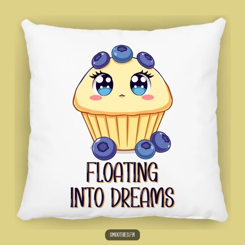 Funny Muffin Pillow: Surprised Blueberry Muffin Comfort, Perfect Funny Gift