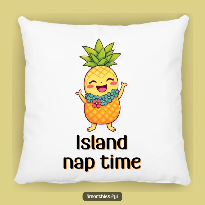 Funny Hula Pineapple Pillow: Cuddle Up with Tropical Cheer
