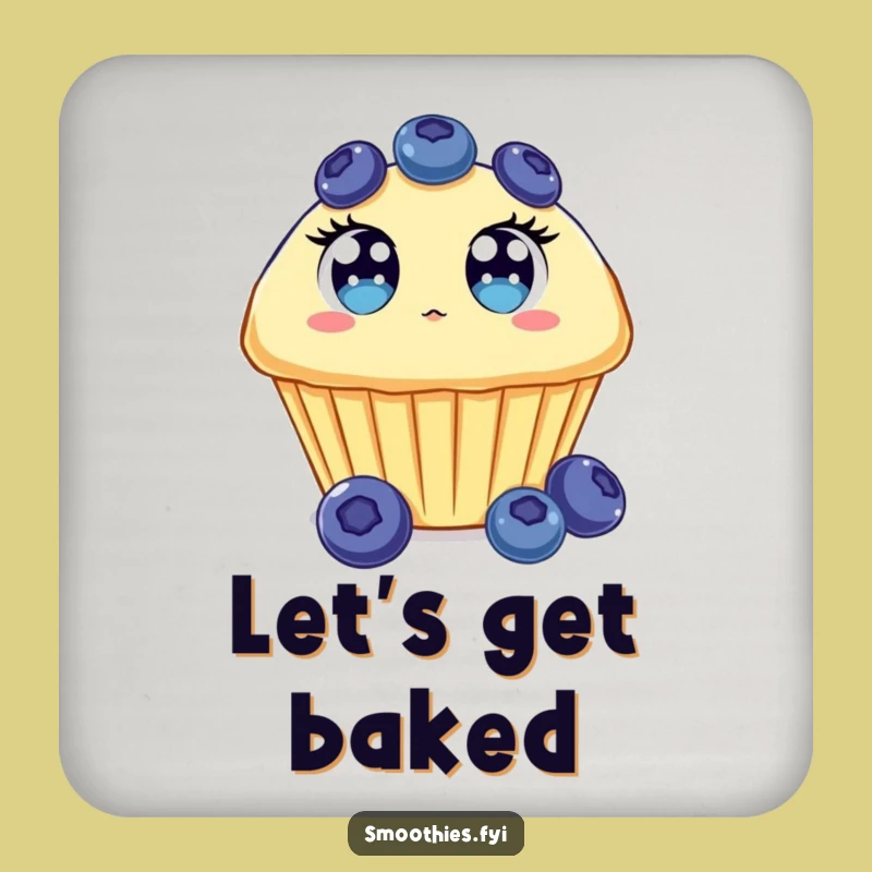 Funny Muffin Coaster: Surprised Muffin Protection, Perfect Funny Gift