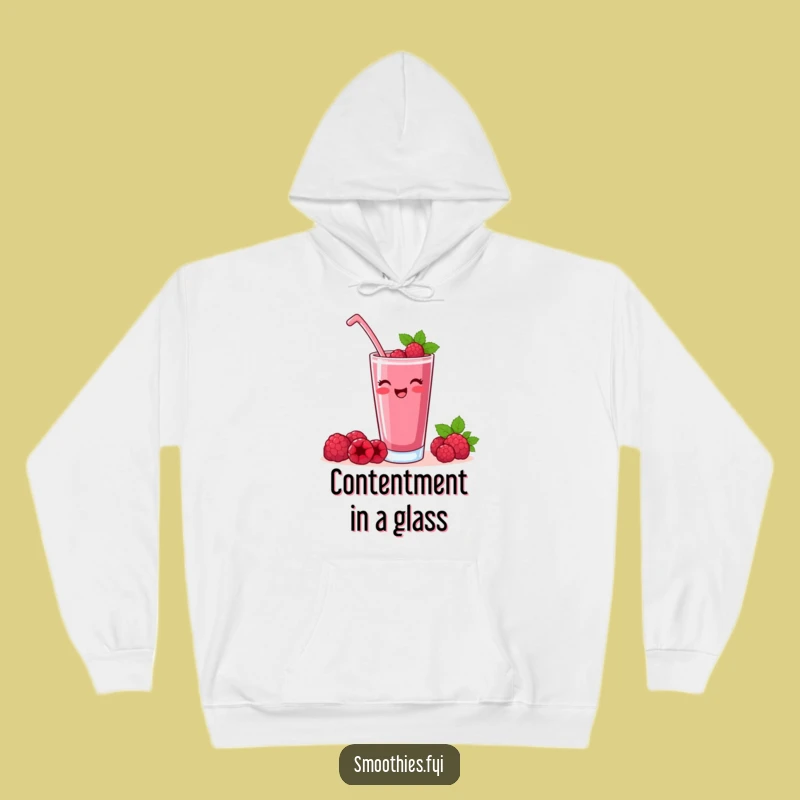 Funny Raspberry Smoothie Toast Hoodie: Cozy Celebration Wear for Fun Lovers