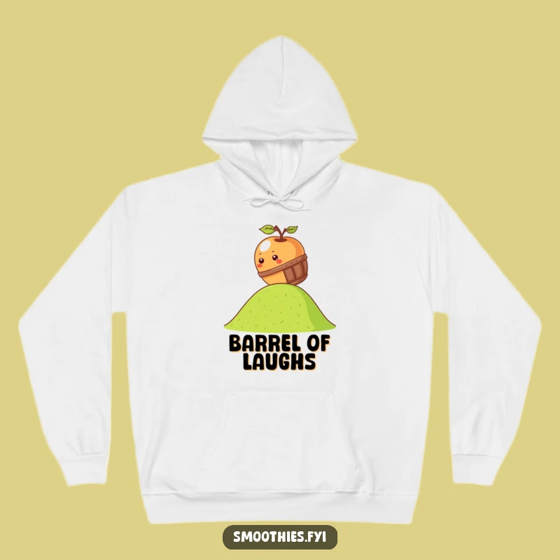 Cozy Funny Apple Hoodie - Kawaii Barrel Roll Comfort Gift