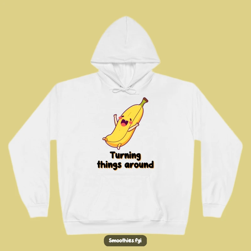 Cozy Funny Banana Somersault Hoodie: Warmth Meets Whimsical Fruit Fun