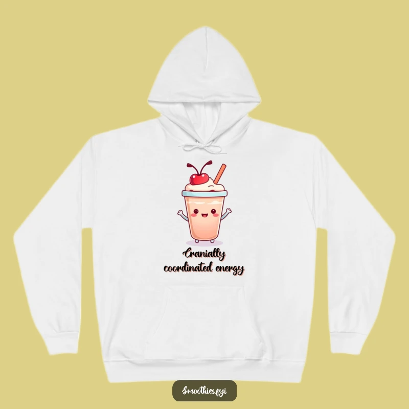 Cozy Funny Kawaii Smoothie Cup Hoodie - Warm & Hilarious Gift