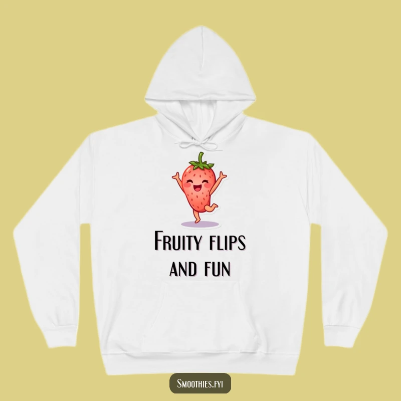Cozy Funny Strawberry Cartwheel Hoodie: Stay Warm and Laugh All Day Long