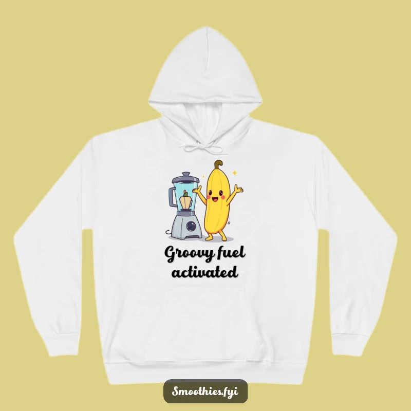 Funny Banana Disco Pose Hoodie: Stay Cozy and Hilarious All Day Long!