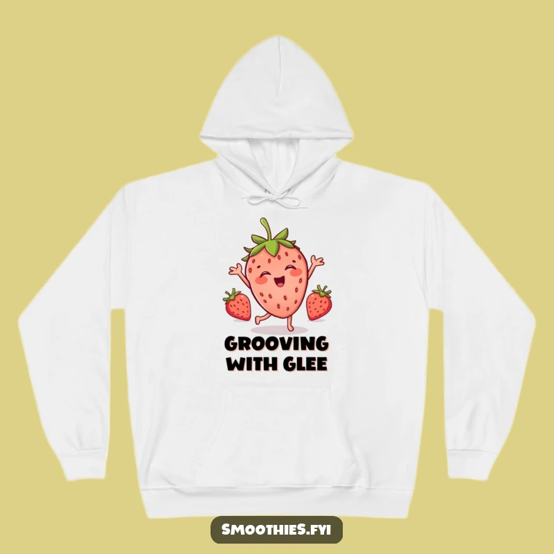 Cozy Funny Strawberry Dance Hoodie: Warmth Meets Whimsical Fruit Charm