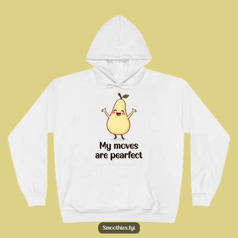 Cozy Funny Pear Dance Hoodie - Warmth and Silly Moves Guaranteed
