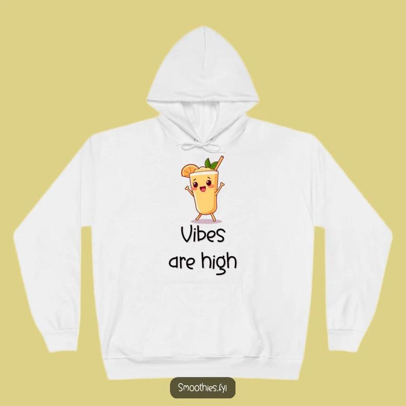 Funny Grapefruit Smoothie Shimmy Hoodie: Cozy Cartoon Character Wear for a Laugh