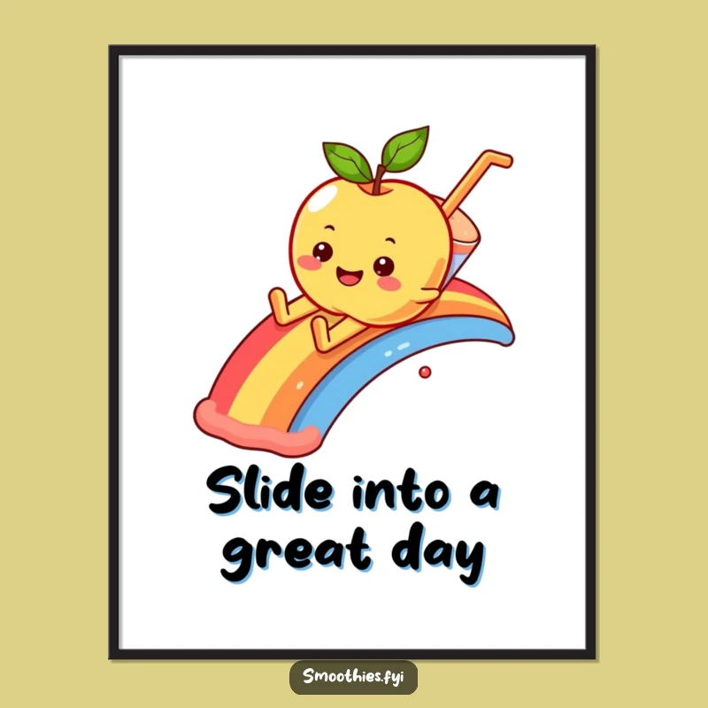 Free Printable Rainbow Apple Wall Art - Whimsical Downloadable Decor for a Cheerful Space