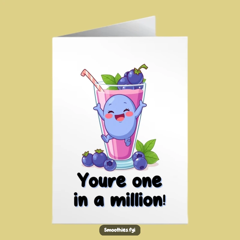 Free Printable Blueberry Congrats Card - Exciting Downloadable Gift for Every Milestone