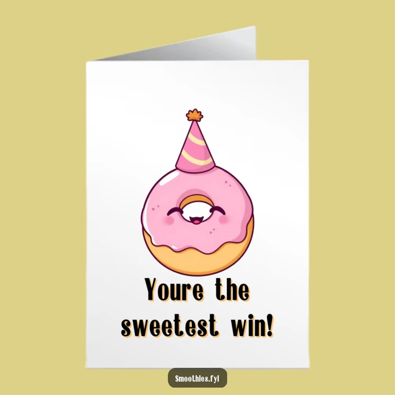 Free Printable Donut Congrats Card - Hilarious Downloadable Greeting for Sweet Success!