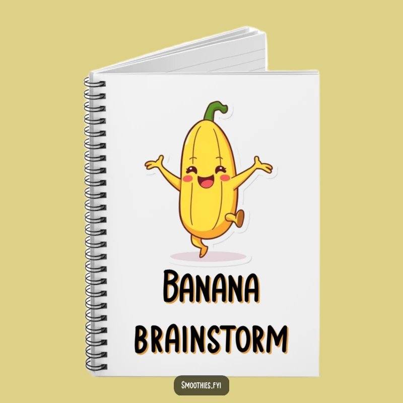 Funny Banana Dance Notebook: Jot Down Moves with a Dancing Fruit Pal