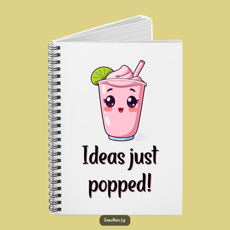 Funny Kawaii Smoothie Surprise Notebook - For Your Most Shocking Ideas