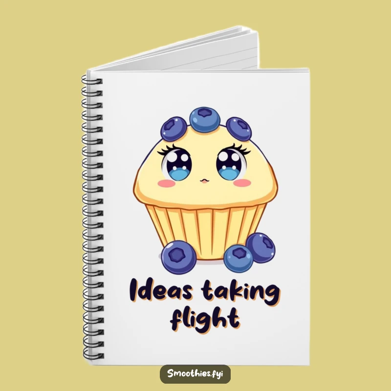 Funny Muffin Notebook: Surprised Floating Pages, Perfect Funny Gift for Notes