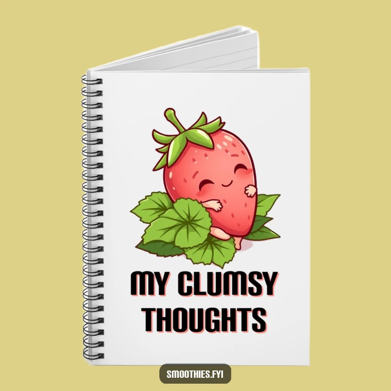 Funny Kawaii Strawberry Notebook - Jot Down Sweet Notes!