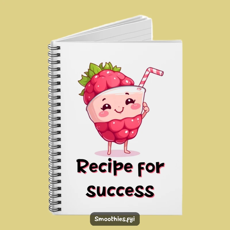 Funny Raspberry Smoothie Notebook: Proud Berry Creator Journal for Healthy Plans