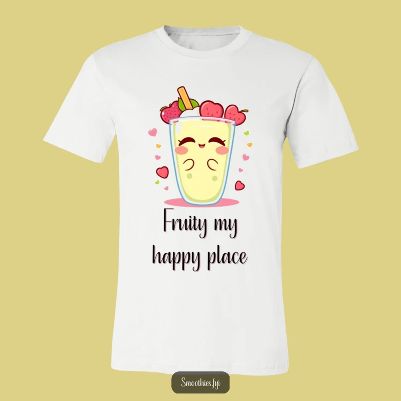 Funny Kawaii Smoothie T-Shirt: Spin into Joy with This Humorous Tee