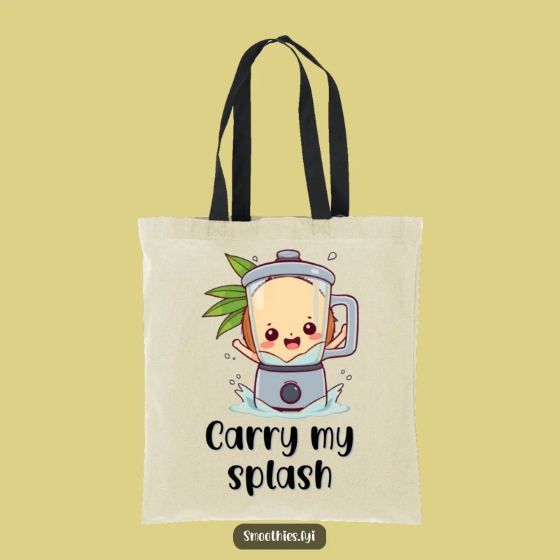 Funny Coconut Blender Tote Bag - Carry Your Tropical Fun