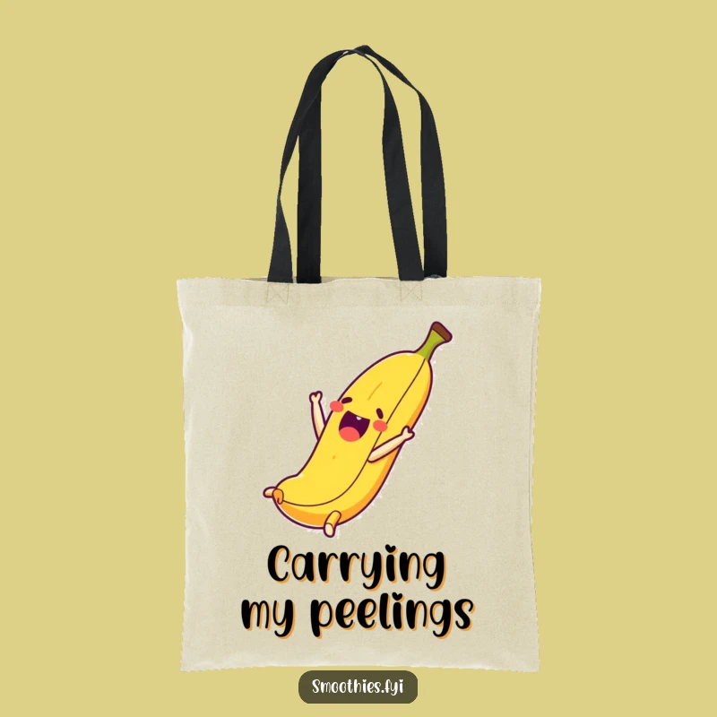 Funny Banana Somersault Tote Bag: Carry Your Energy with Style