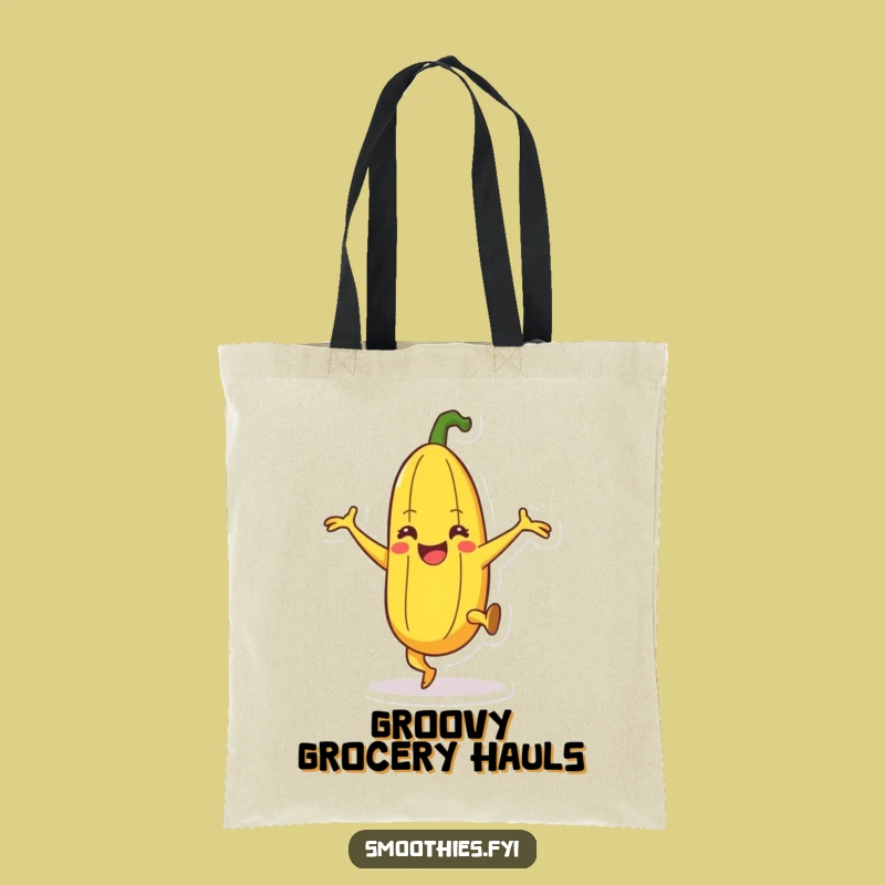Funny Banana Dance Tote Bag: Carry Your Grooves with Fruity Flair