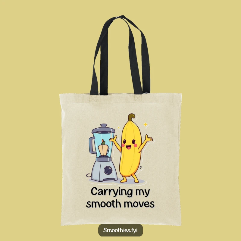 Funny Banana Disco Pose Tote Bag: Carry Your Grooves in Style!