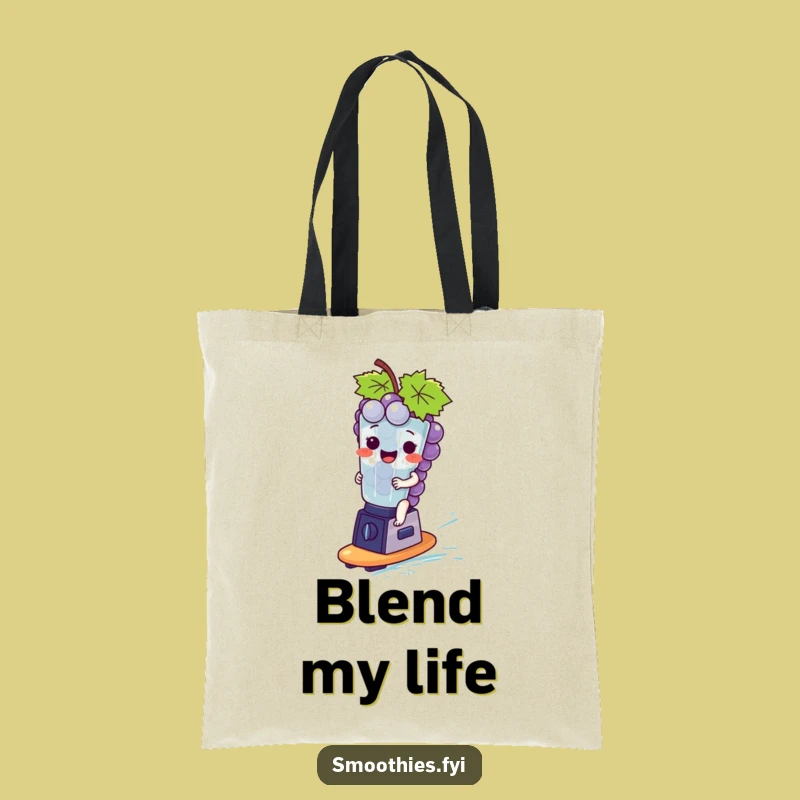 Funny Giggling Grapes Tote Bag - Carry Your Fun & Groceries