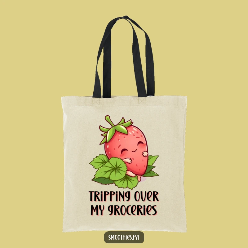 Funny Kawaii Strawberry Tote Bag - Carry Your Sweetness!